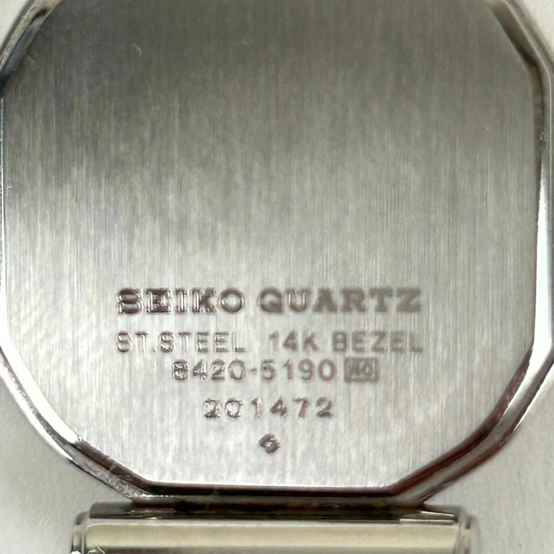【良品・稼働品】クレドール 14金 ベゼル K14 金色文字盤　新品革ベルト