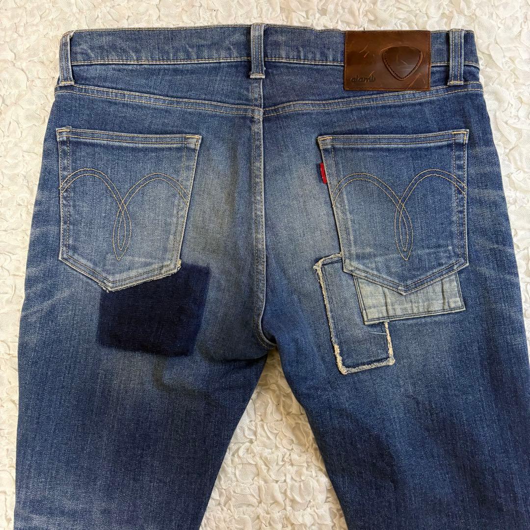 glamb グラム アンノウンアンプラグド デニム メンズL 美品