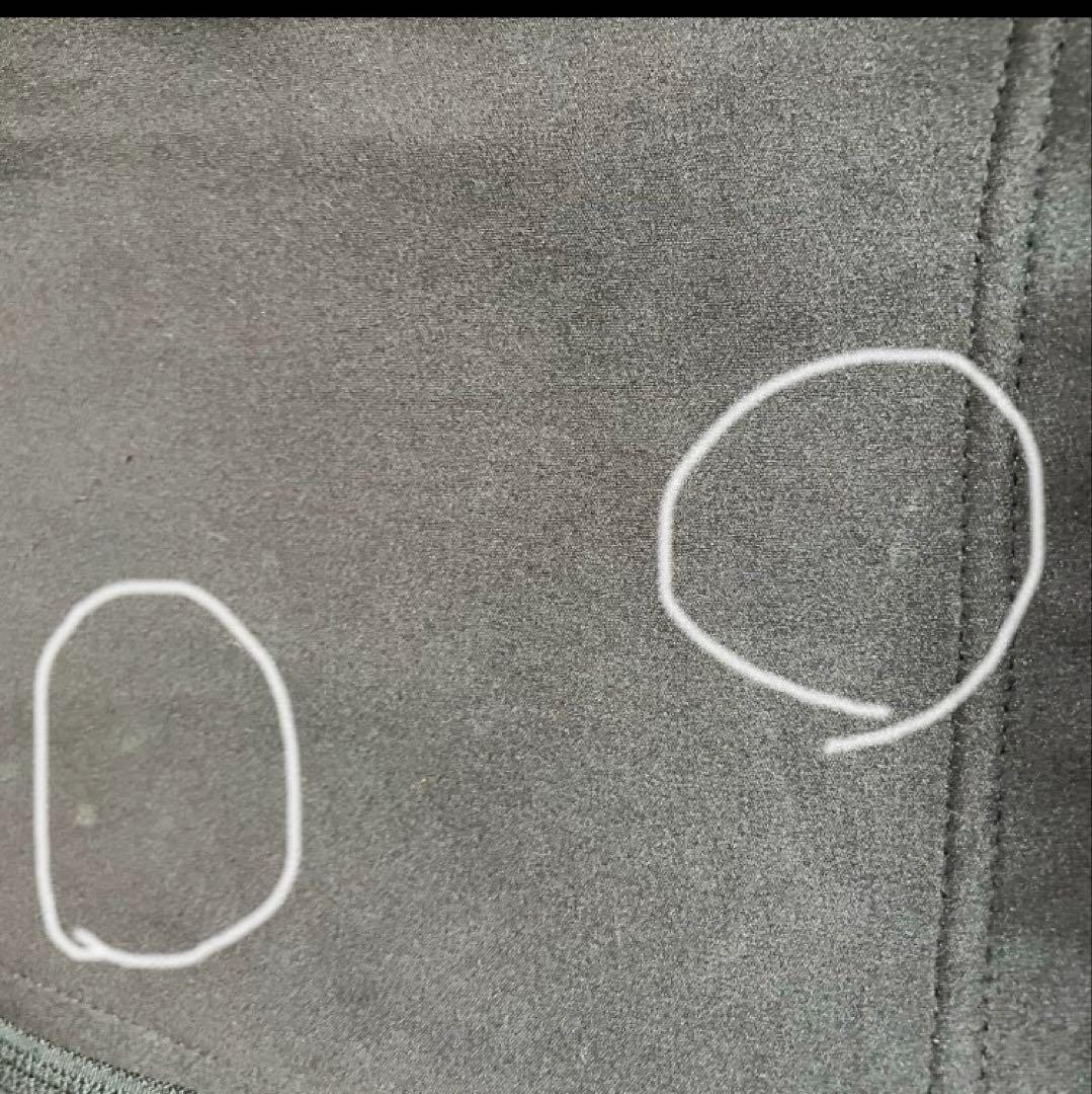 デサント【L】　スキー　レーシング用　ショートパンツ 調整可能ウエスト　黒