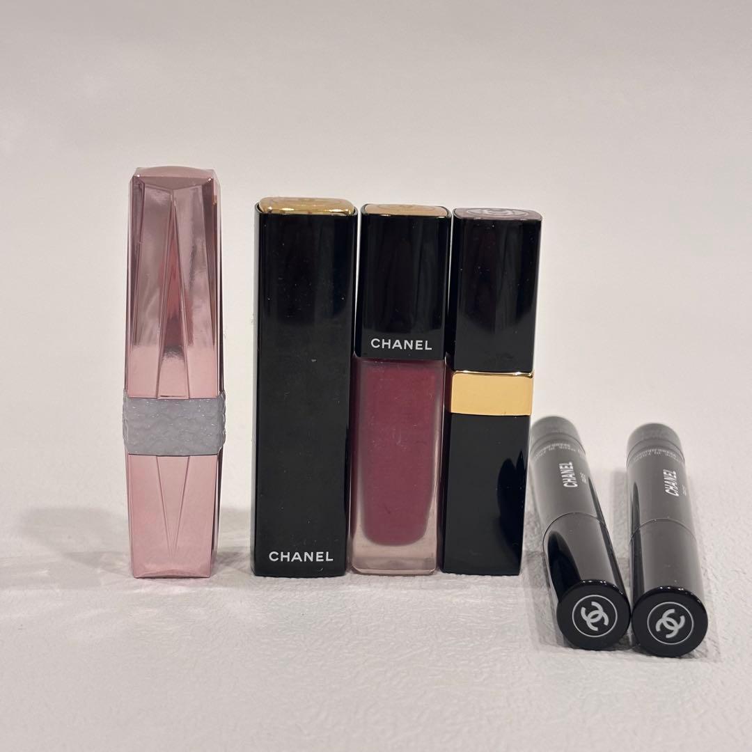 【CHANEL】リップ 6本セット★ルージュアリュール/ココフラッシュ/DHC