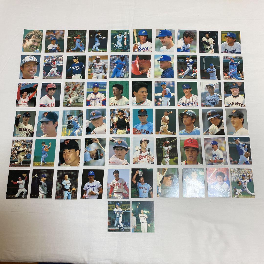 プロ野球チップスカード　1987年　62枚セット　※バラ売り可