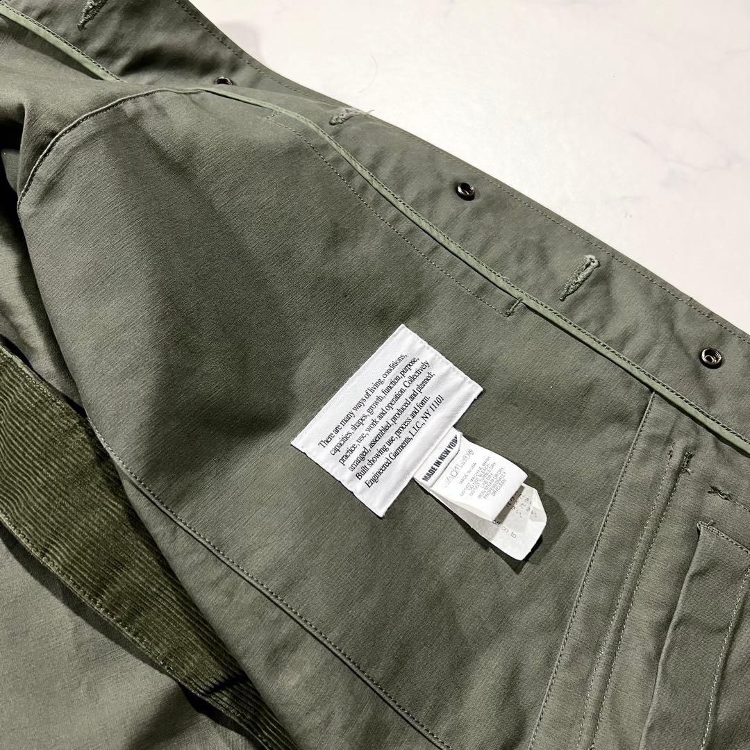 エンジニアードガーメンツ マディソンパーカー コート カーキ Mサイズ ロング