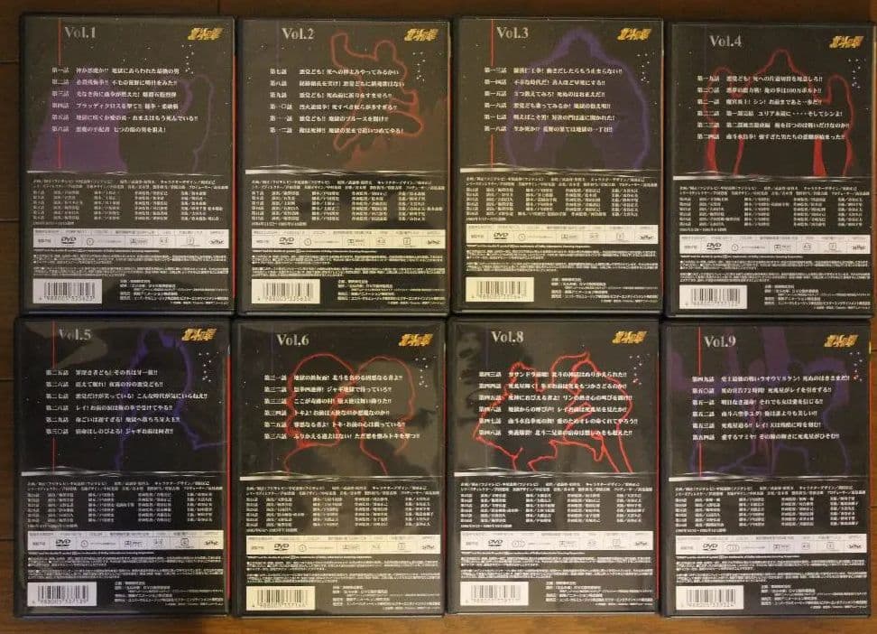 北斗の拳DVD8枚セット