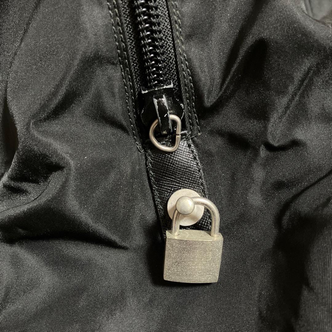 難あり　PRADA ボストンバッグ 黒 ナイロン