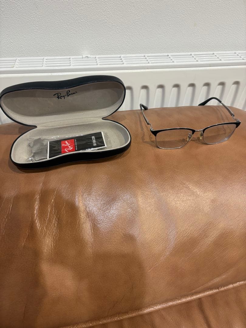 Ray-Ban 角型メガネ ケース付き