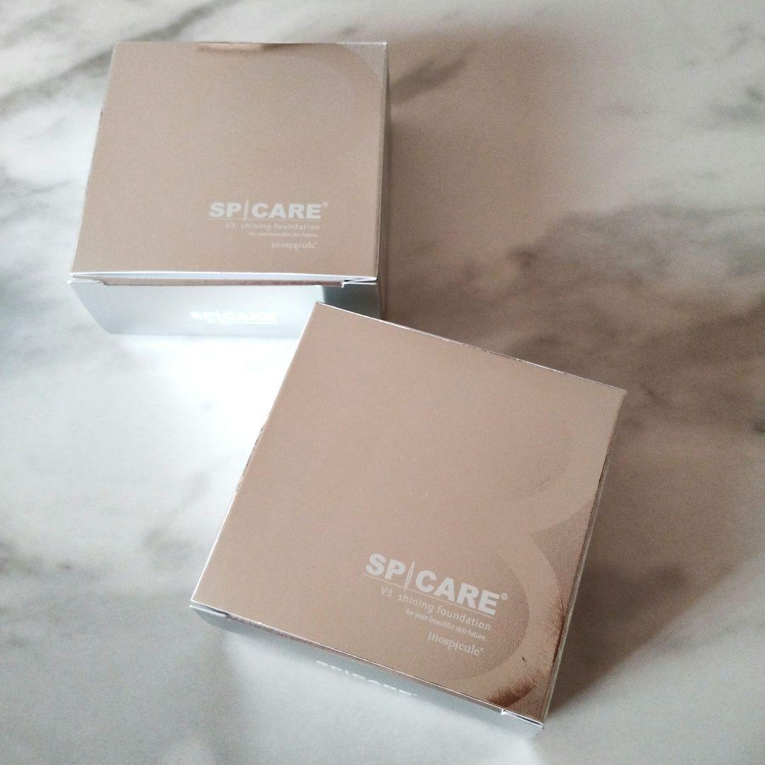 【スピケア】V3シャイニング ファンデーション《ケース付き》２個セット