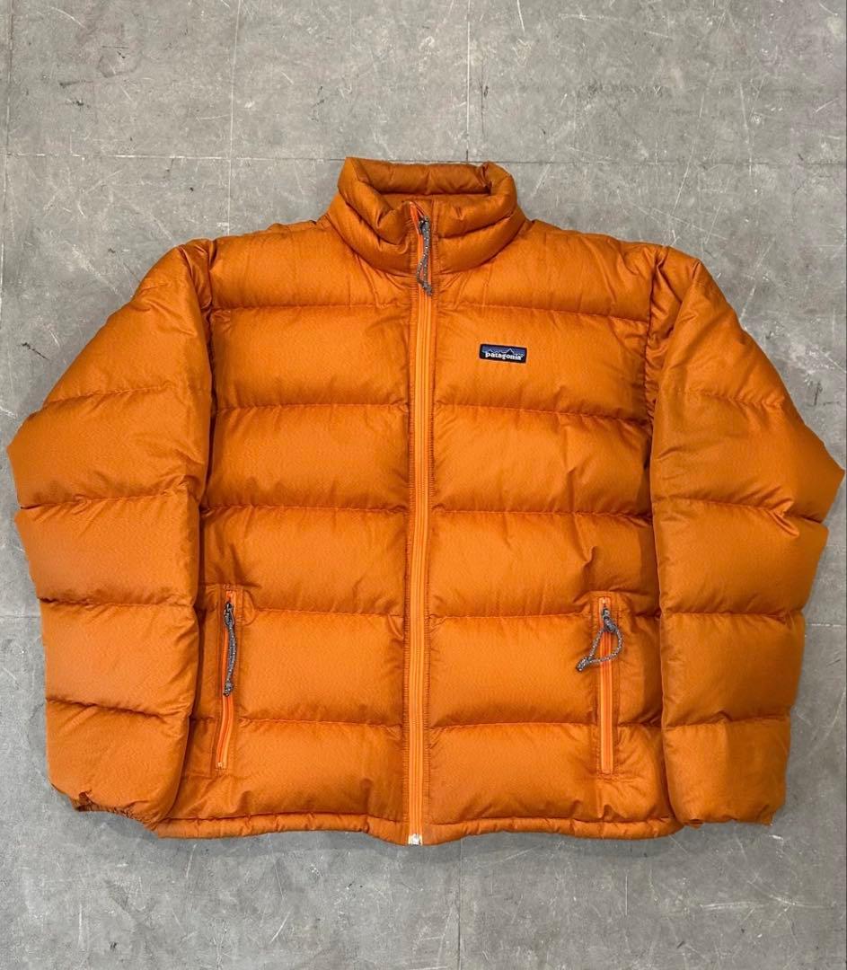 patagonia ダウンジャケット M オレンジ