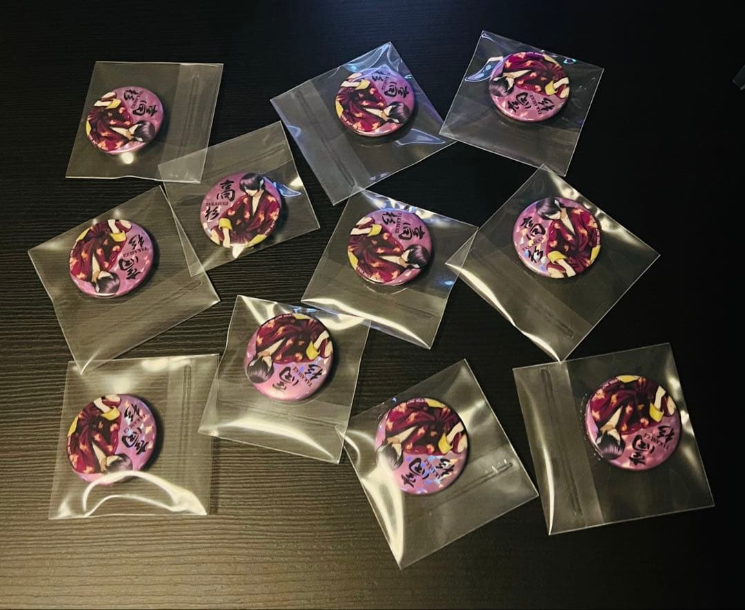 銀魂 Blu-ray DVD 特典　ホログラム缶バッジ　高杉晋助 11点