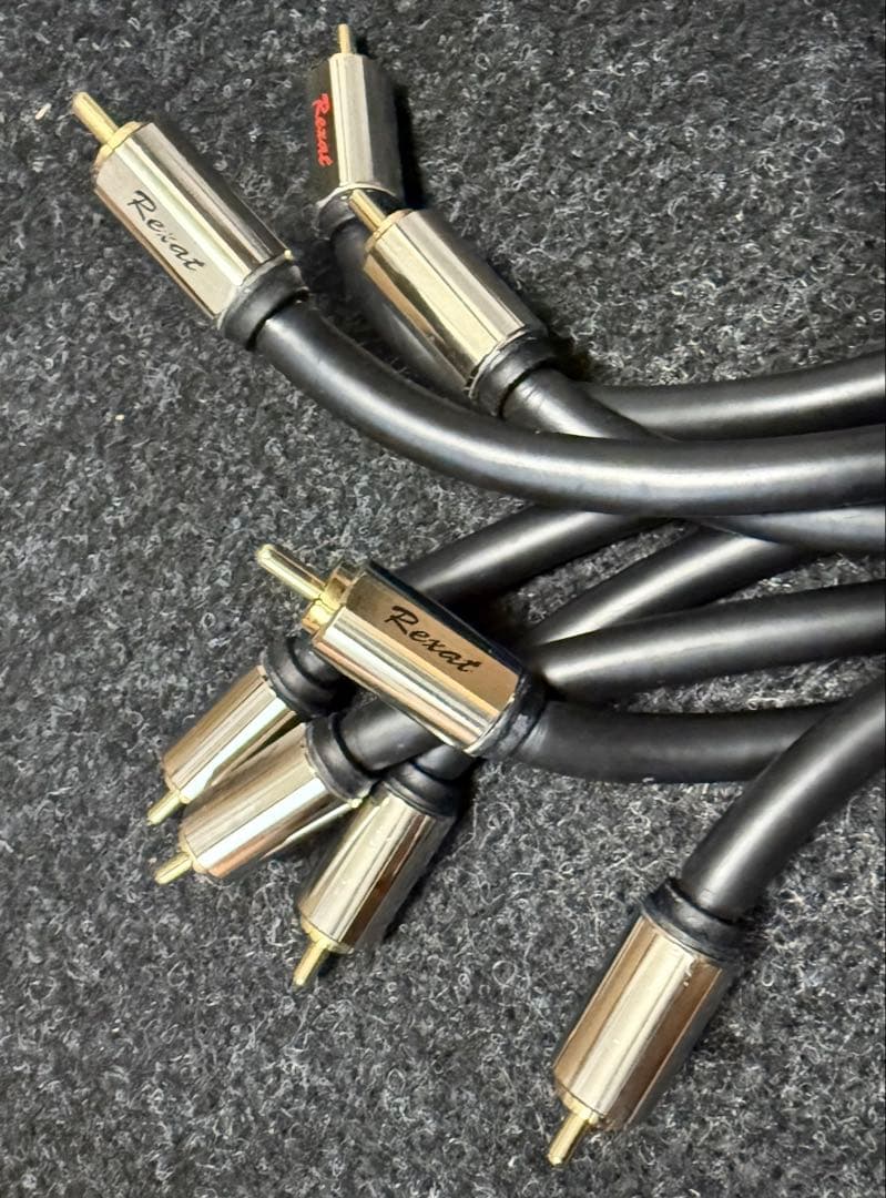 Rexat RCAケーブル AT7725 1.3m×2セット＋2.0m×1セット