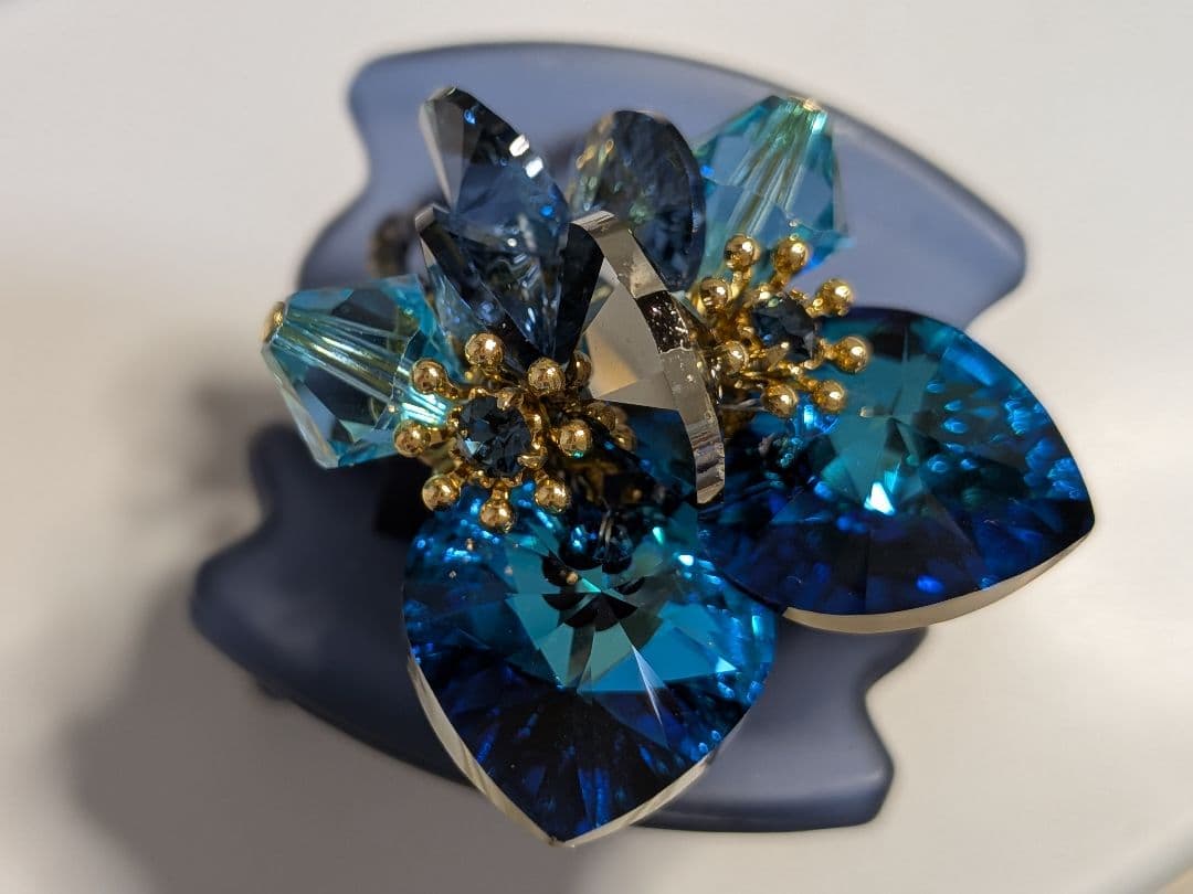 コンプレックスビズ スワロフスキー中クリップ