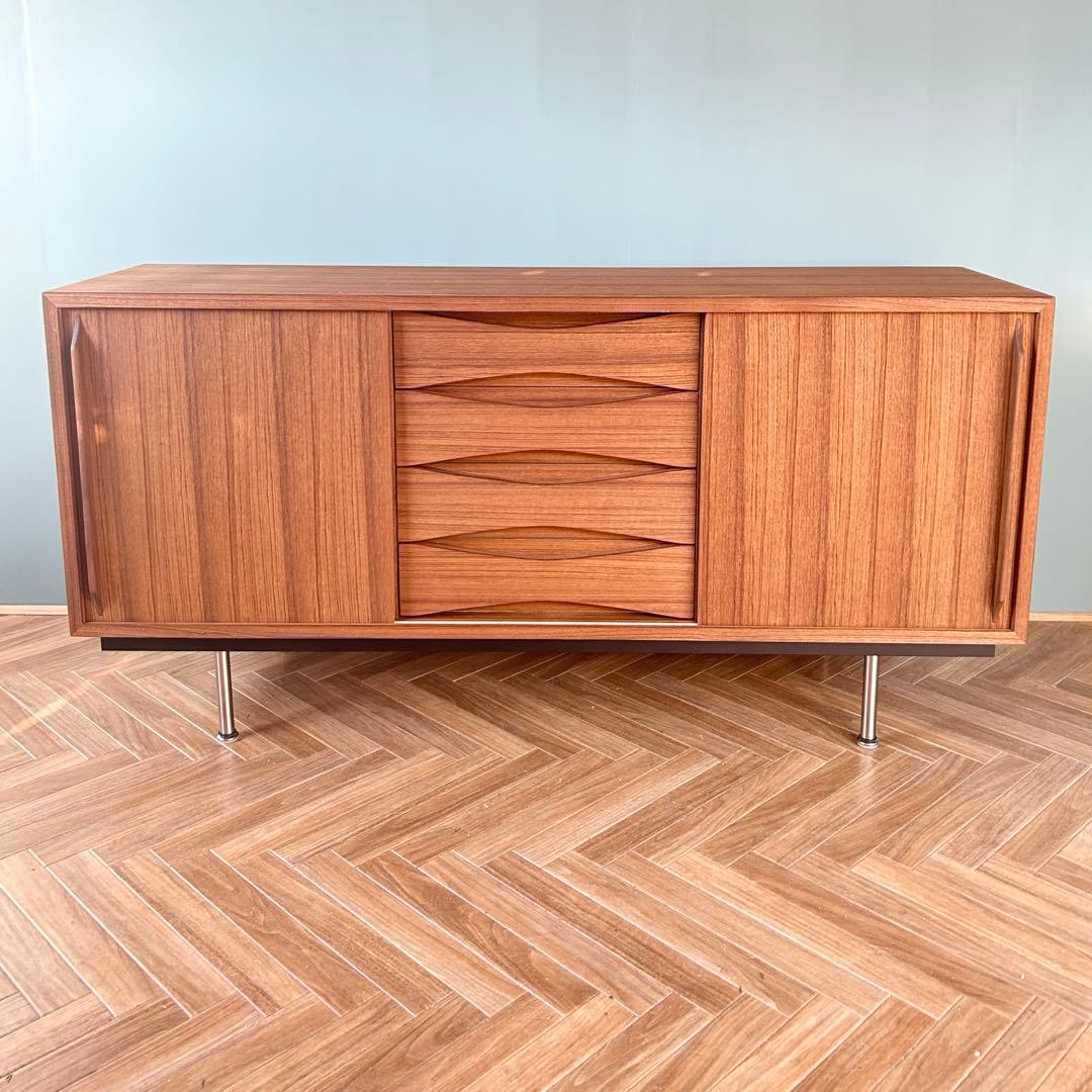 は*と様 チーク サイドボード チェスト 北欧 ミッドセンチュリー ビンテージ