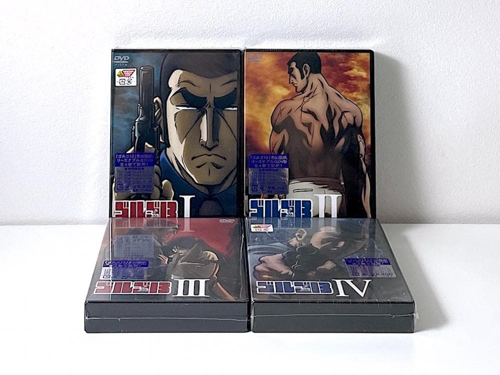 新品未開封 DVD ゴルゴ13 Ⅰ II III IV 全巻 さいとう・たかを