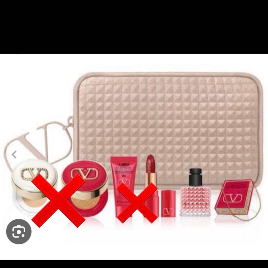 VALENTINO まとめ売り 香水 チーク ファンデーション ブローチ ポーチ