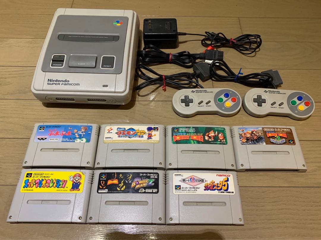 スーパーファミコンとソフトのセット