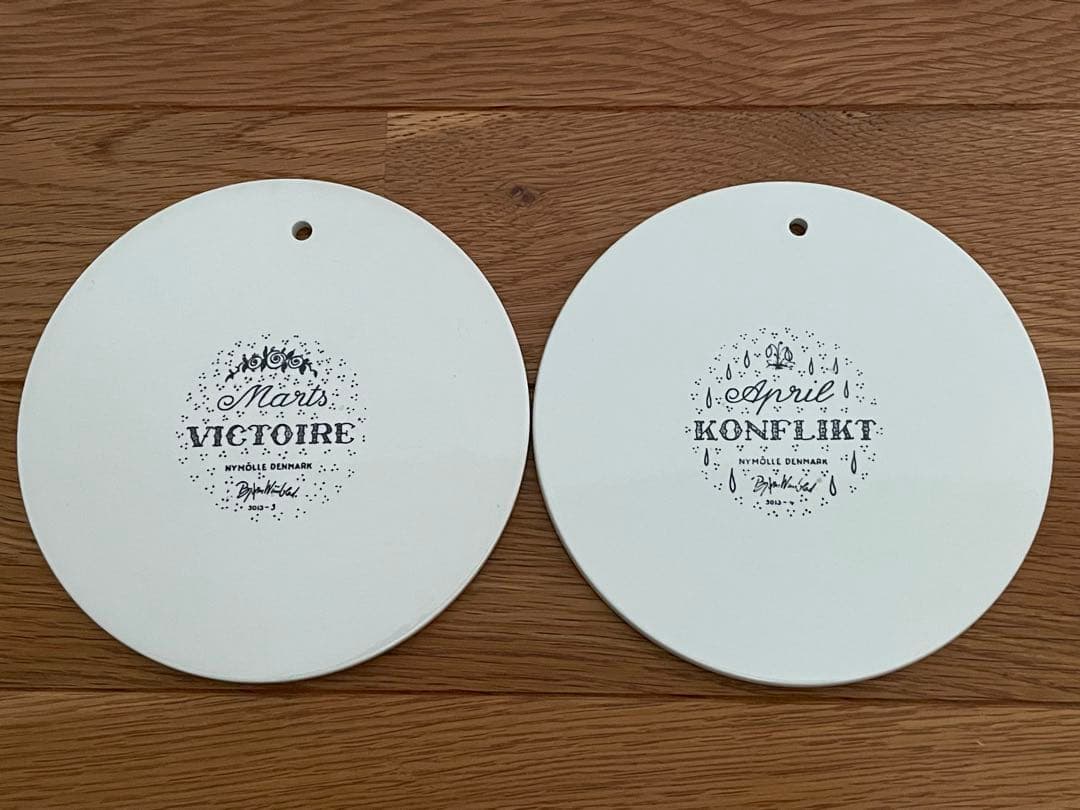 Bjorn Wiinbladマンスリープレート12ヶ月セットNymolle北欧