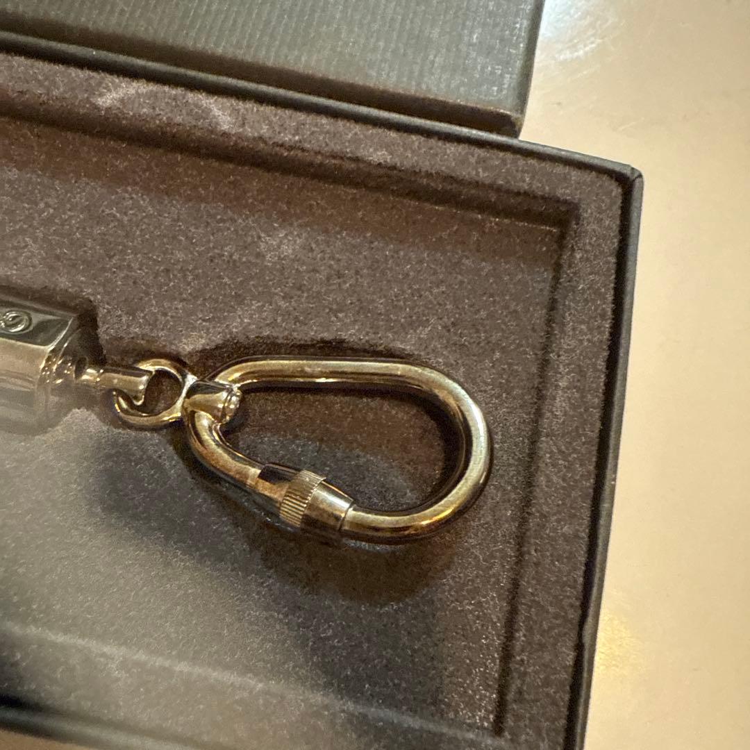 【未使用】GUCCI シルバー キーホルダー