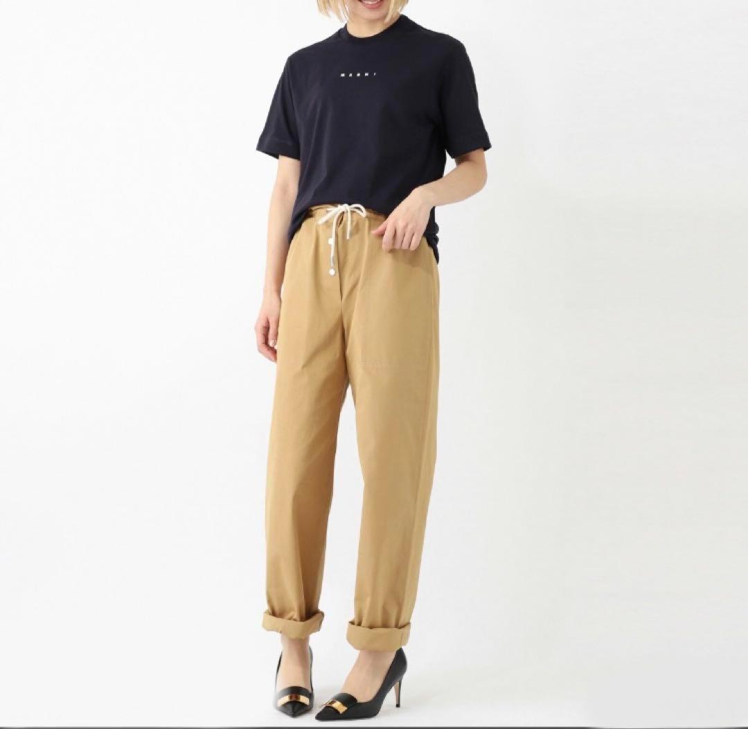 新作 MARNI マルニ ロゴ キッズ Tシャツ 大人Sサイズ 相当12Y