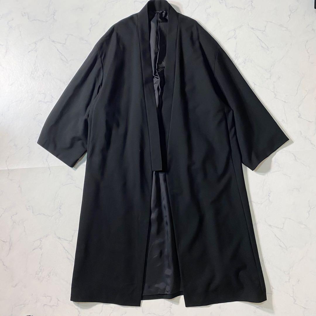 【美品】ラッドミュージシャン　ノーカラージャケット　キモノ　サイズ42　ロング丈