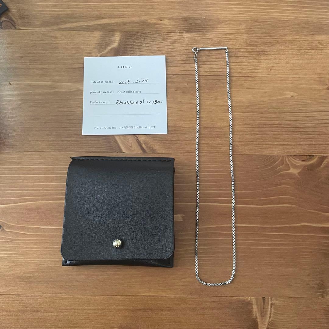 【LORO】B necklace 01 38cm