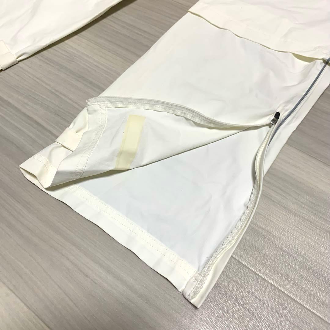 【美品】Taylor Made レインウェア セットアップ M 白/黒 収納袋