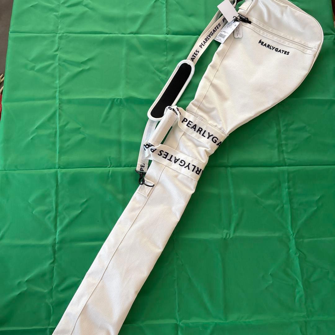 PEARLY GATES ゴルフバッグ ホワイト ストライプ