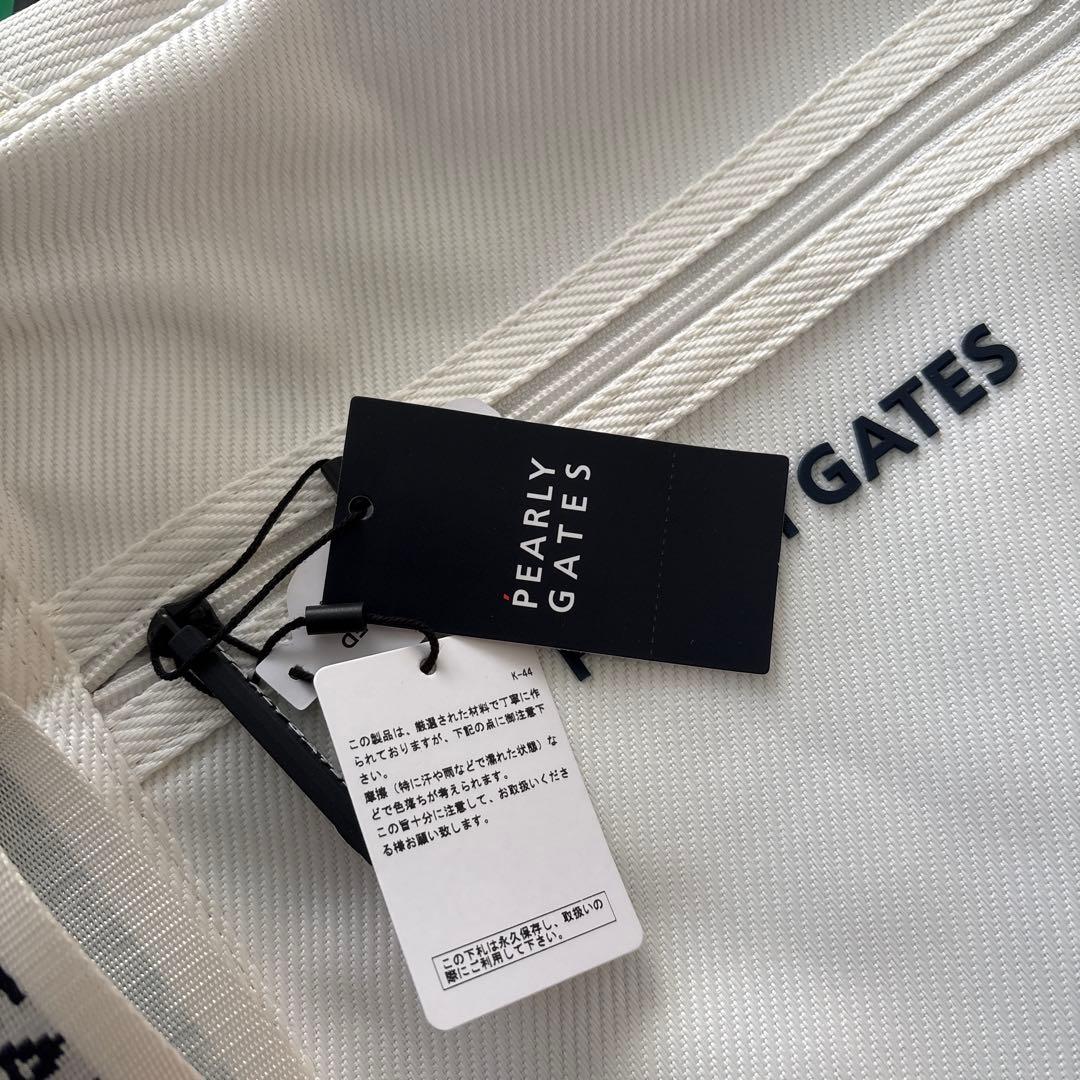 PEARLY GATES ゴルフバッグ ホワイト ストライプ