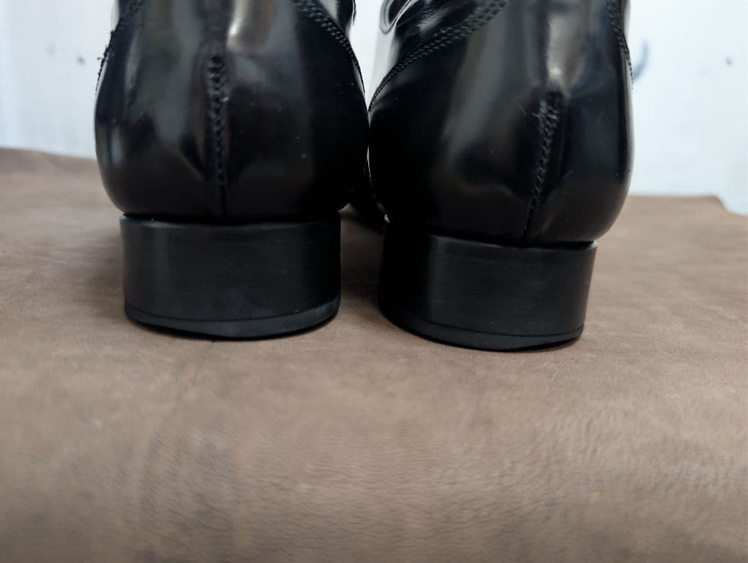 リーガルREGAL ダブルモンク ガラスレザー