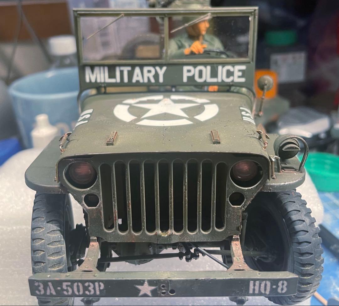 タコム1/16米陸軍 1/4トン 4X4 G503 ユーティリティトラック完成品