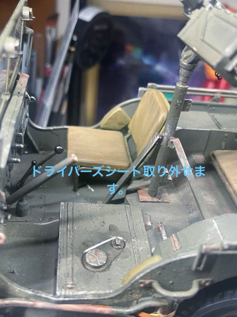 タコム1/16米陸軍 1/4トン 4X4 G503 ユーティリティトラック完成品