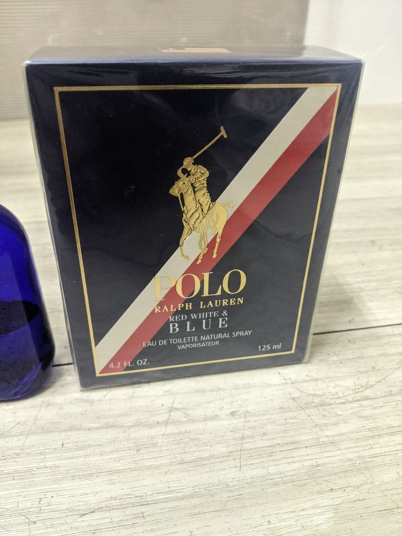 ポロ　レッド　ホワイト&ブルー　オードトワレ　ナチュラルスプレー　2個セット