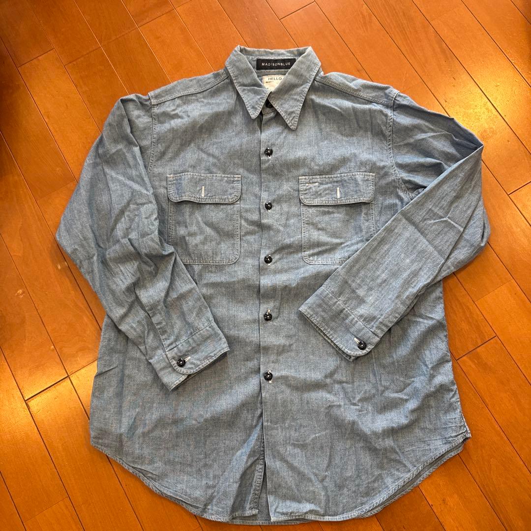 MADISONBLUE デニム長袖シャツ