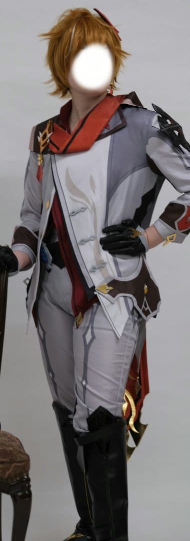 原神　タルタリヤ　コスプレ　ウィッグ、ブーツ付　フルセット