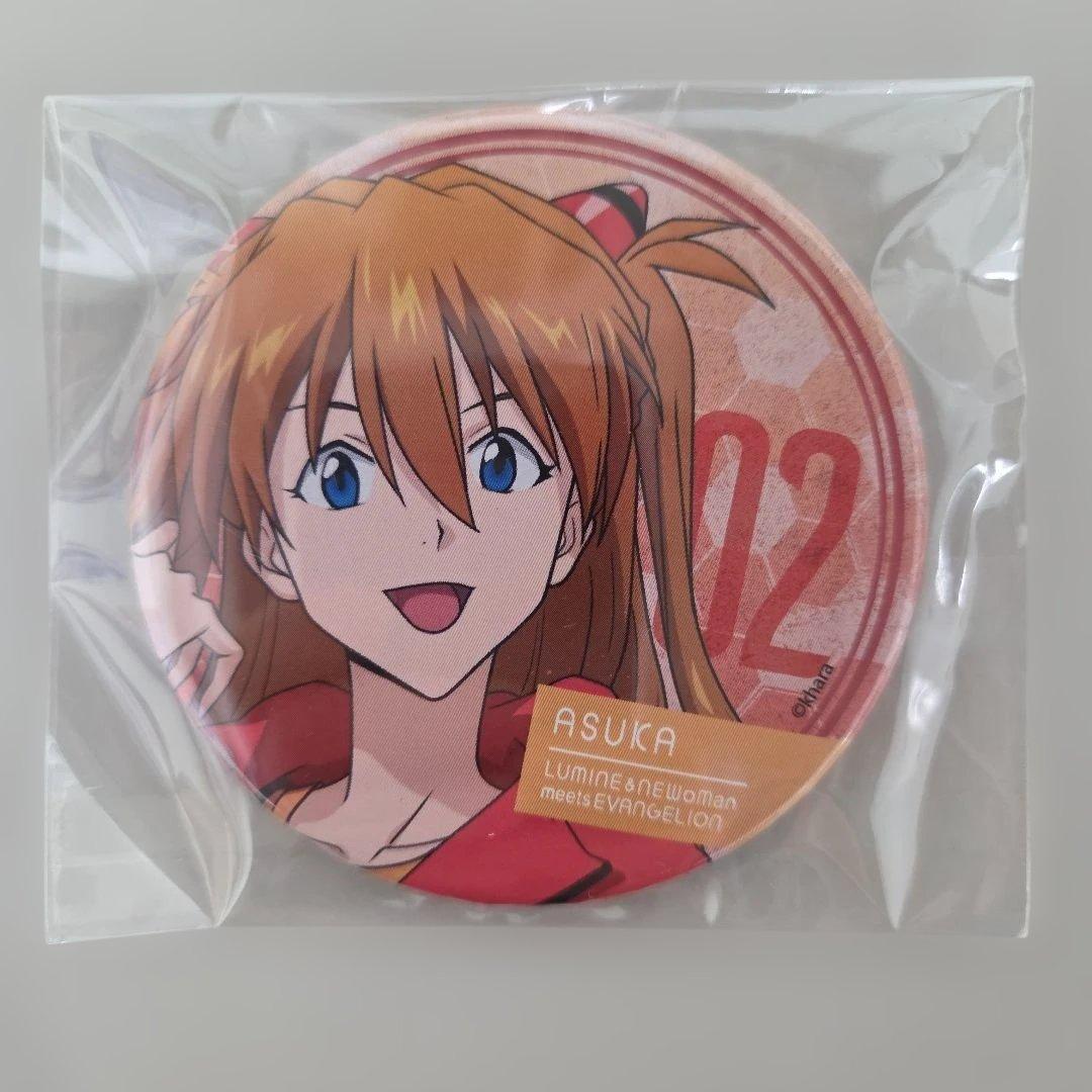 新世紀エヴァンゲリオン ルミネ&ニュウマンコラボ 缶バッチ アスカ