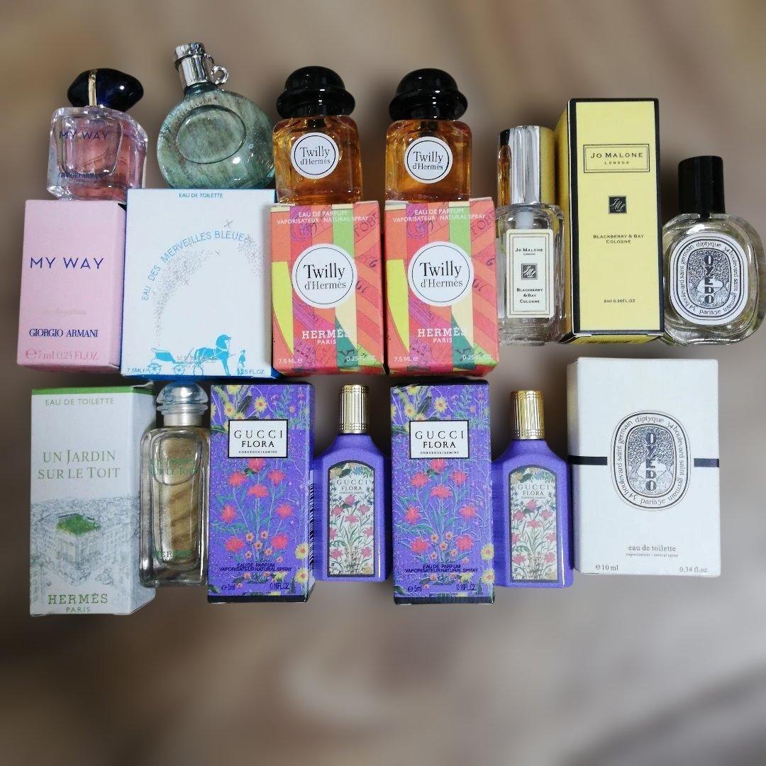 香水セット（Armani, Gucci, Hermesなど）