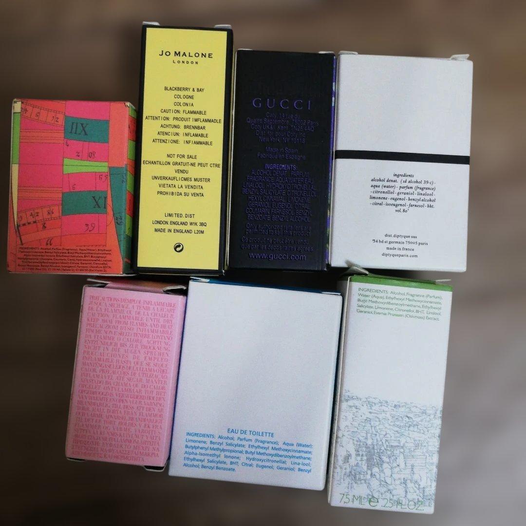 香水セット（Armani, Gucci, Hermesなど）