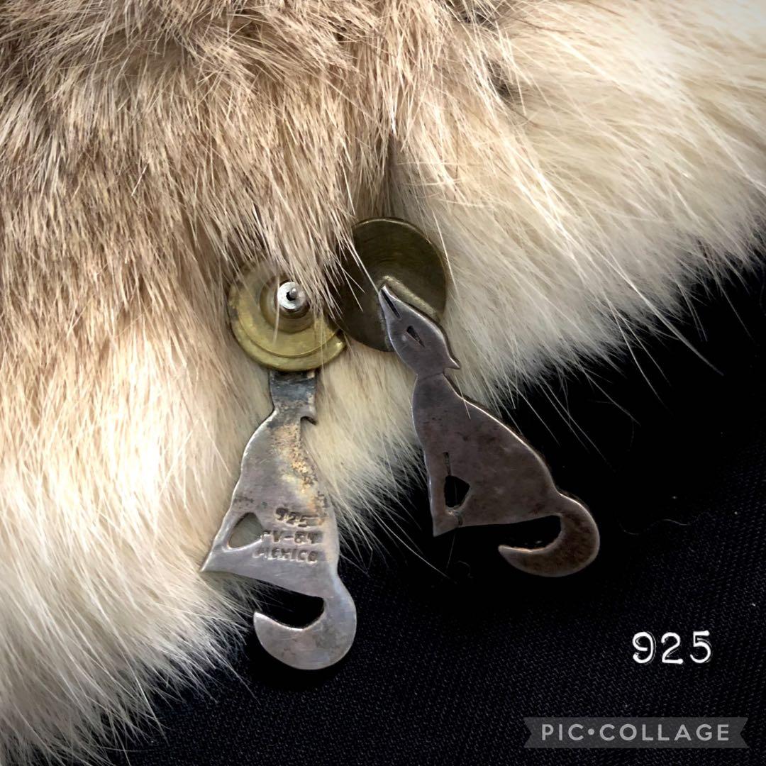 アクセサリー Howling Wolf Stud Earrings 925 silver