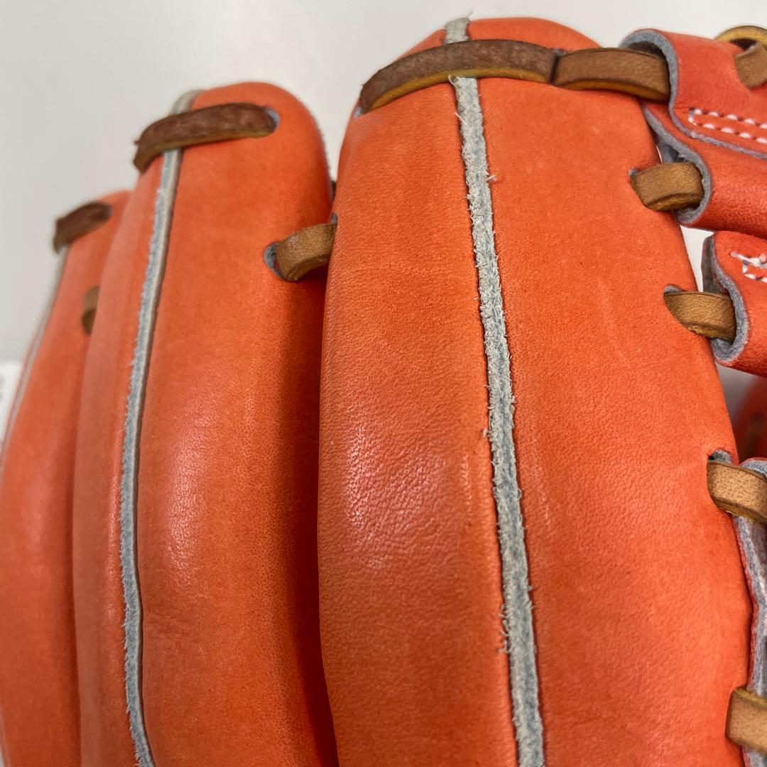 Slugger Aggressive オレンジ 硬式グローブ　二塁手・遊撃手向き