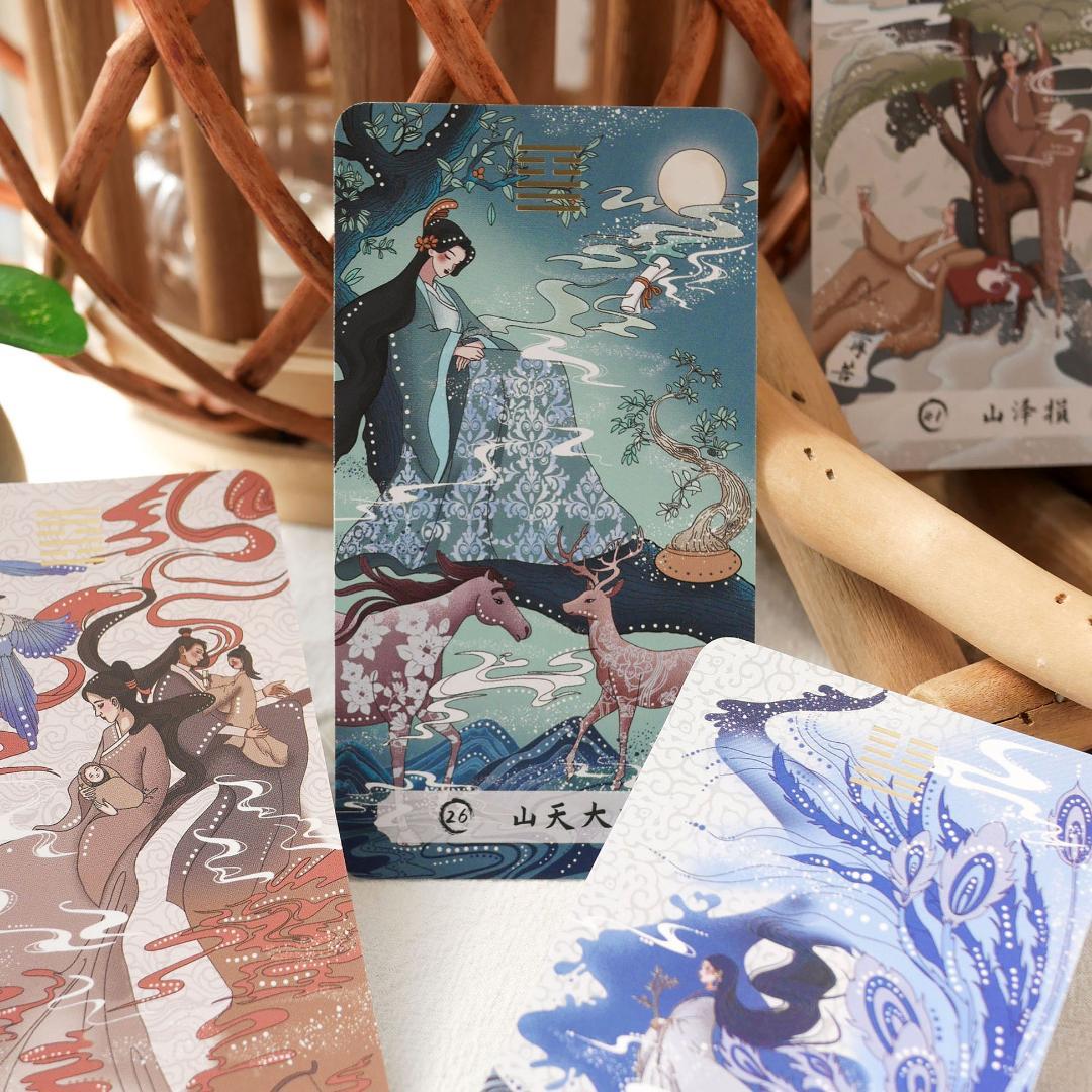 【正規品イーチンオラクルカード】美麗＆幻想的な古典伝統✨変化がテーマのデッキ