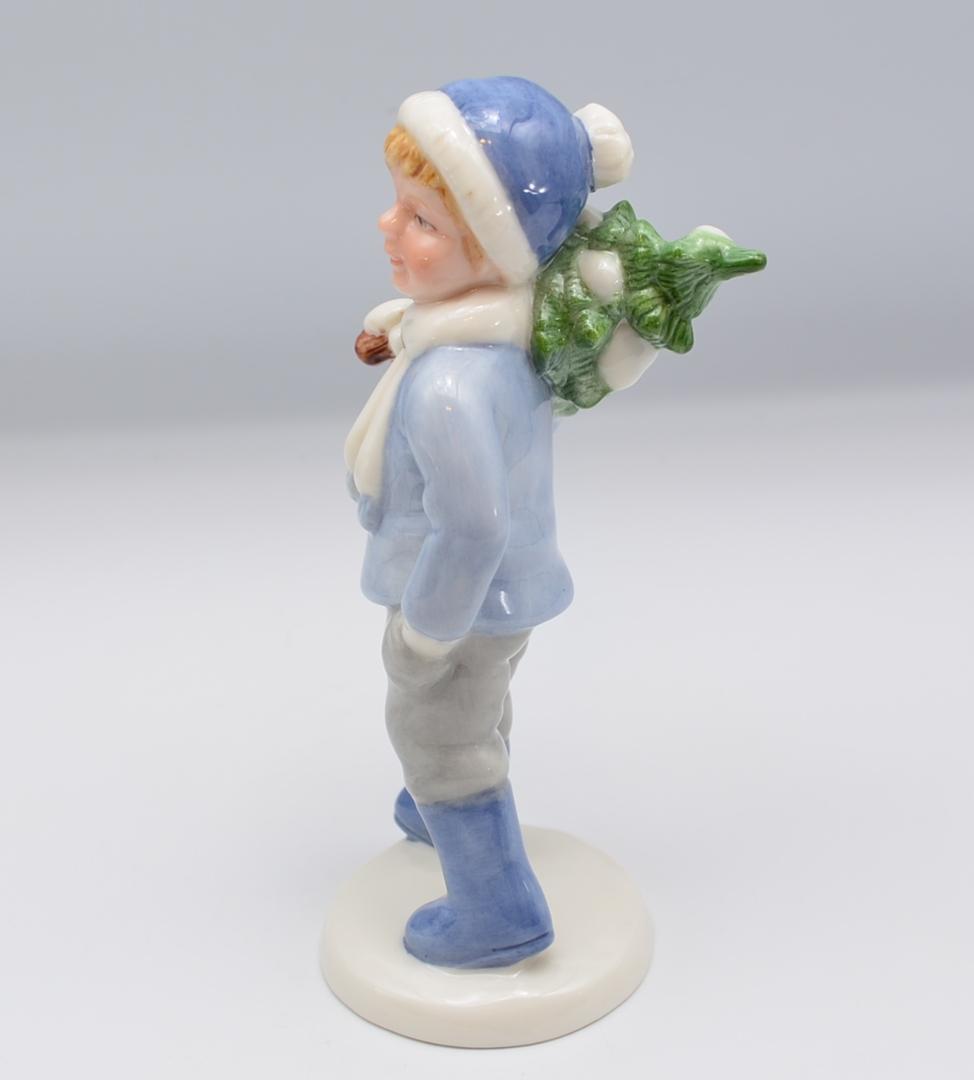 木を持つ少年／スノーマン　２体セット　★ロイヤルコペンハーゲン　ご成約済み