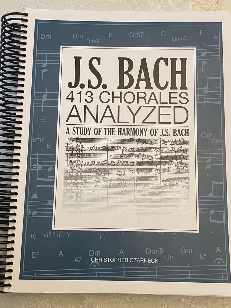 J.S. BACH 413 CHORALES ANALYZED 一部書き込みあり
