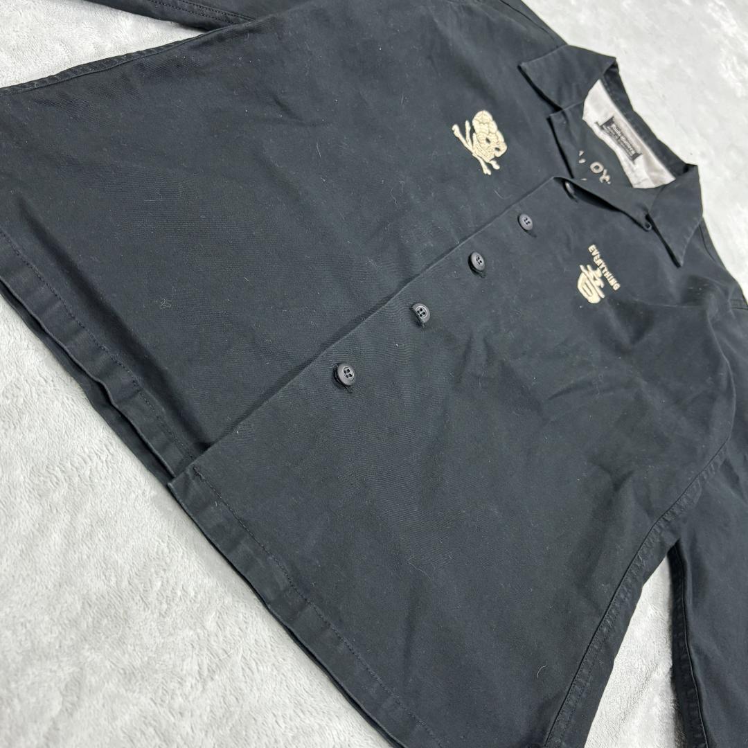 ルードギャラリー ミリタリーシャツ 刺繍ジャケット 音ジャン サイズ4 メンズ