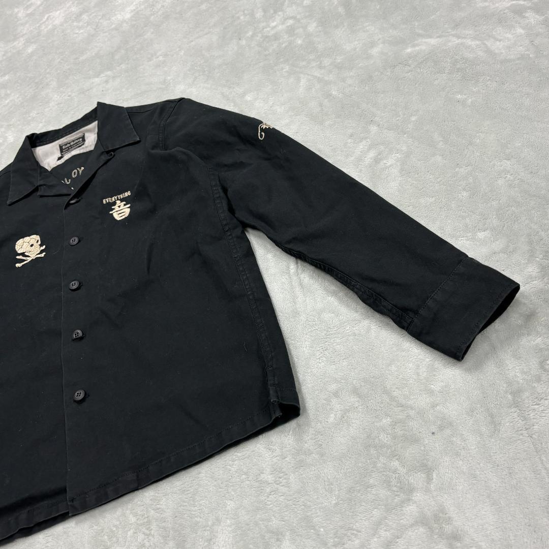 ルードギャラリー ミリタリーシャツ 刺繍ジャケット 音ジャン サイズ4 メンズ