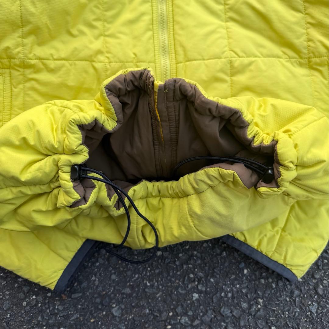 コロンビア hooded puffer jacket テック イエロー ブラウン