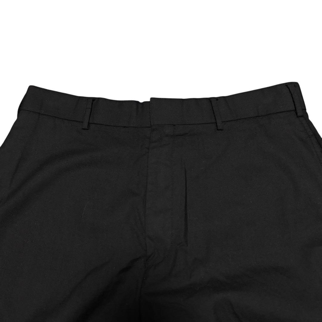 H BEAUTY&YOUTH ウールトロピカル クロスフレアパンツ ブラック L