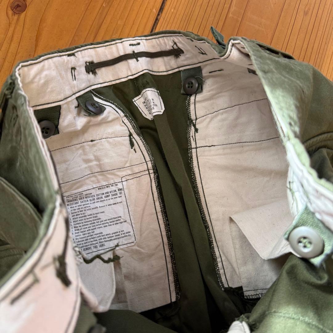 70s アメリカ軍 Ｍ-65 フィールドパンツ 新品 S/S デッドストック