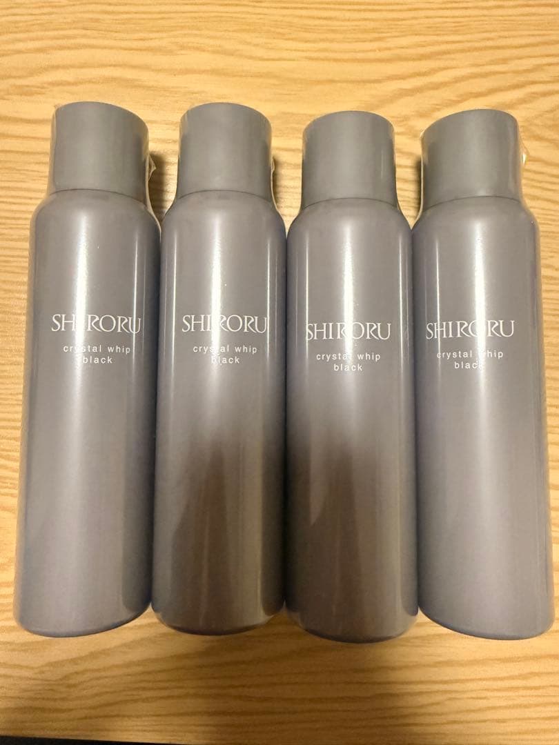 SHIRORU クリスタルホワイトブラック 4本セット