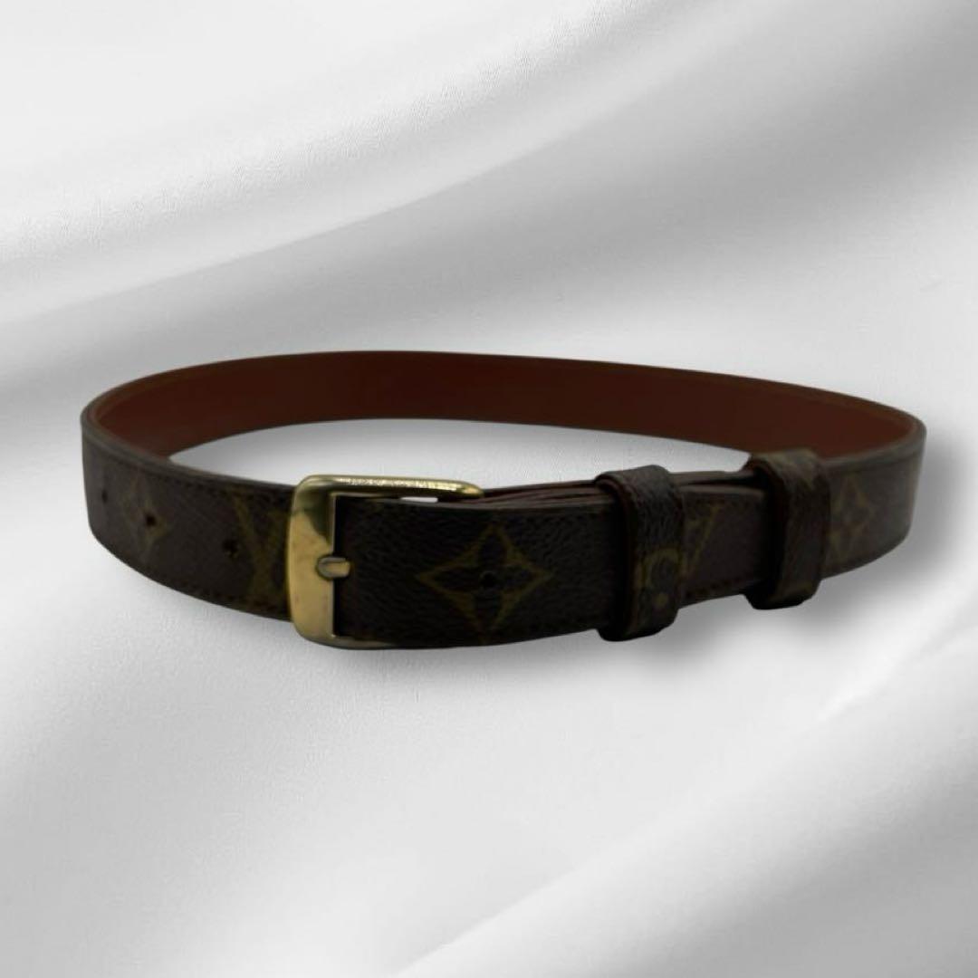 【美品】 ルイヴィトン　モノグラム ベルト レディースw2