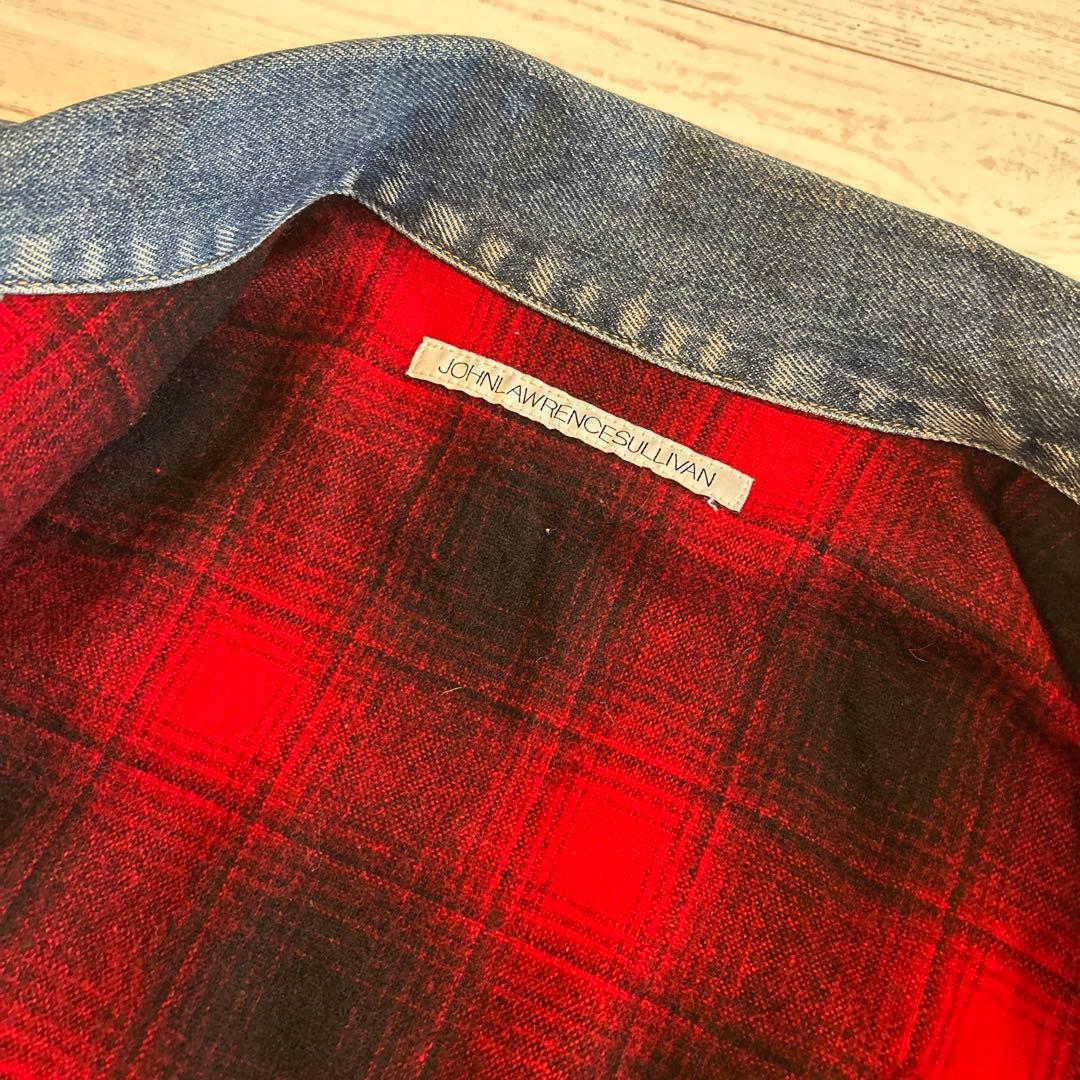 ジョンローレンスサリバン　セットアップ　デニム　ジャケット　コンビネーション
