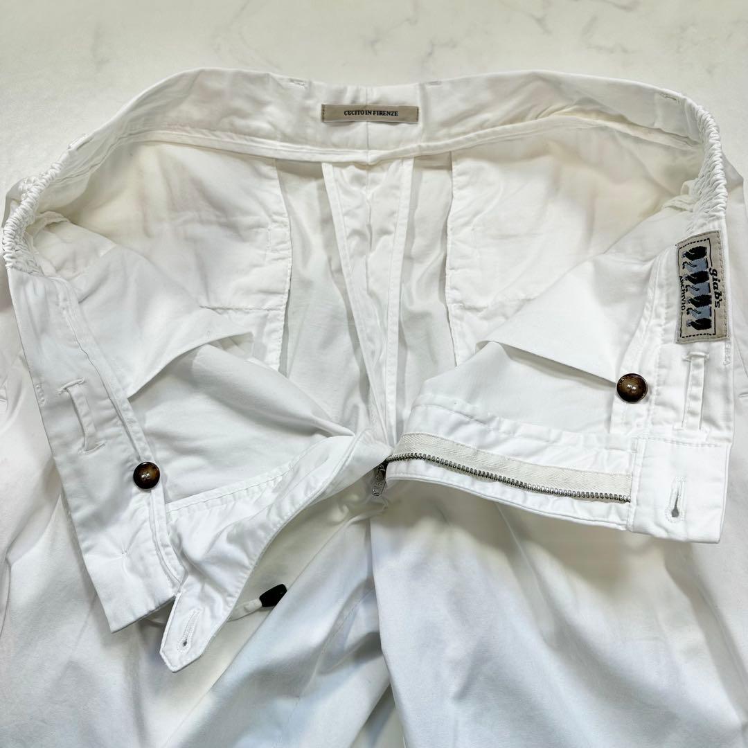 XL相当 50◎ジャブスアルキヴィオ マサッチョ コットンツイルパンツ 白 近年