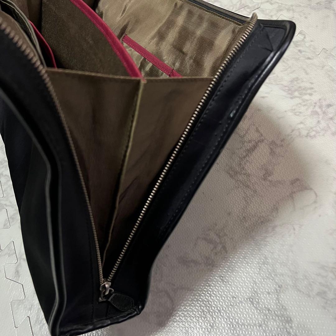 ポールスミス ビジネスバッグ 2WAY 大容量 A4/PC可 ナイロン×レザー